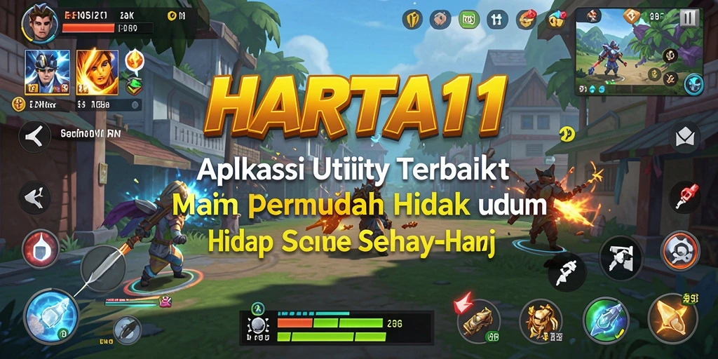 Tampilan antarmuka HARTA11 yang intuitif dan mudah digunakan.