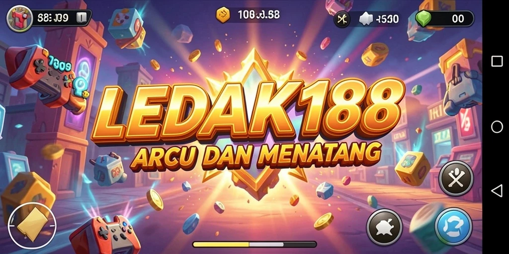 Screenshot menunjukkan gameplay seru dan penuh tantangan dari LEDAK188.