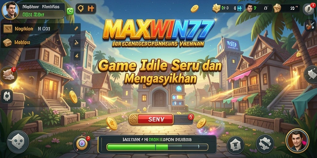 Screenshot gameplay <strong>MAXWIN77</strong> yang memperlihatkan kemajuan dan strategi bisnis.