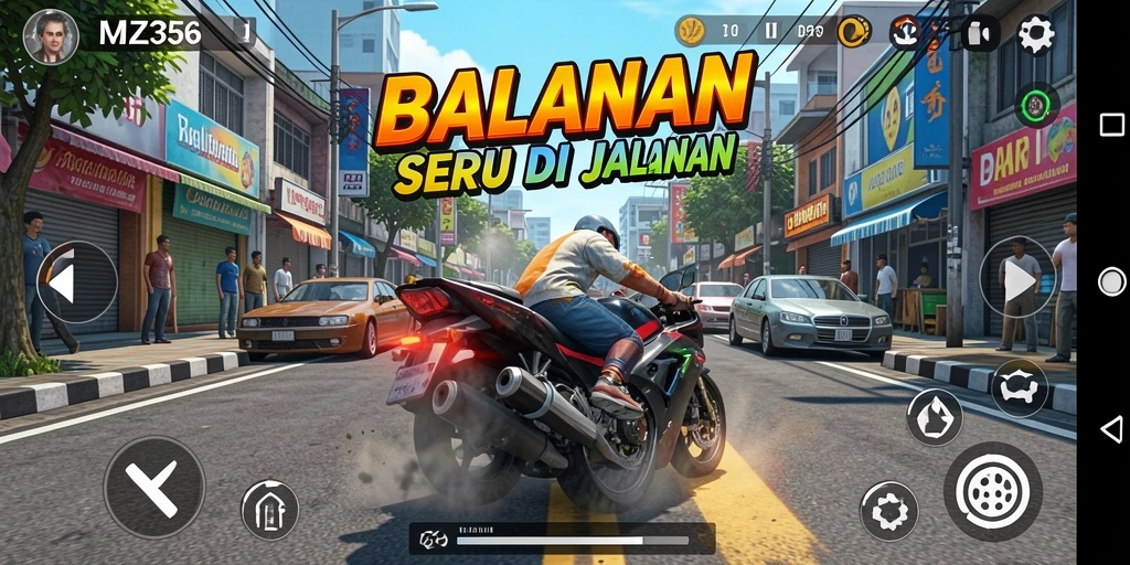 Tampilan gameplay MZ356 yang menegangkan dan menakjubkan.