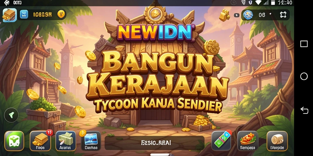 Tangkapan layar gameplay NEWIDN menunjukkan aksi mendetail dan interaksi bisnis.