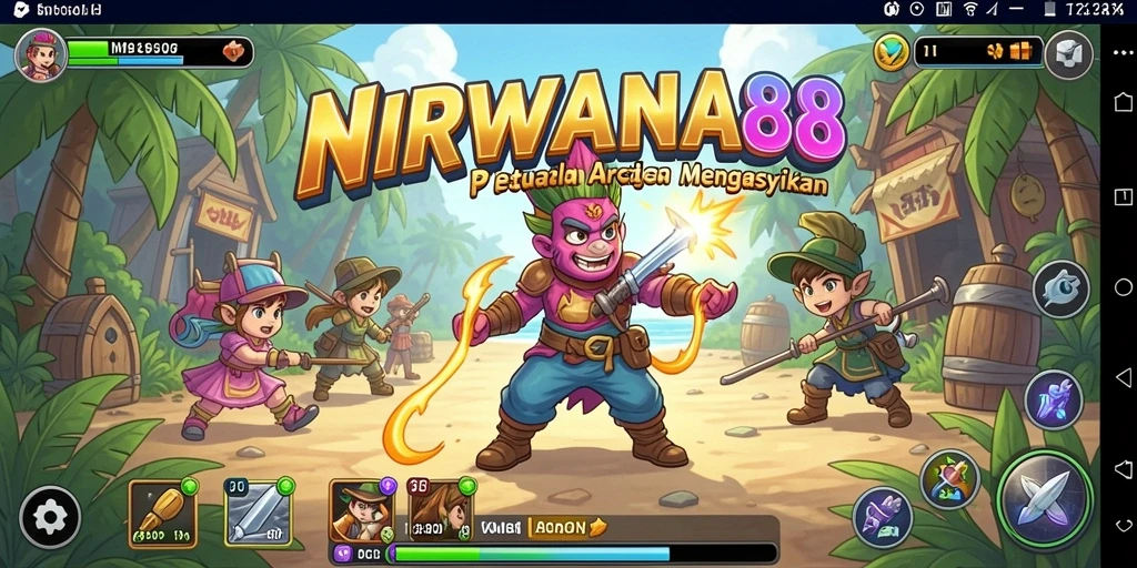 Tampilkan gameplay seru dari NIRWANA88 di dunia Arcade.
