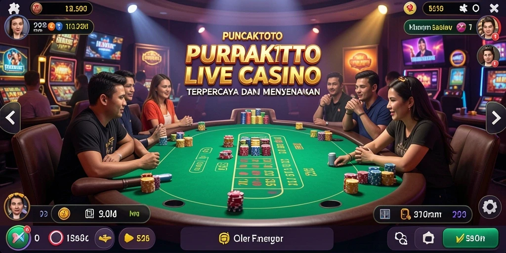 Tampilan gameplay PUNCAKTOTO yang realistis dan menarik.
