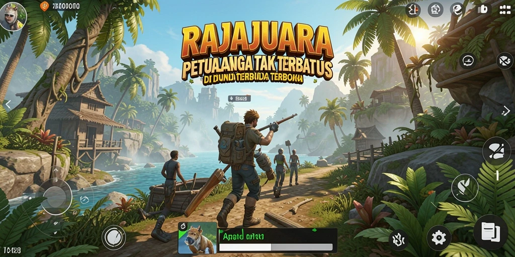 Tampilan gameplay seru RAJAJUARA di dunia terbuka.
