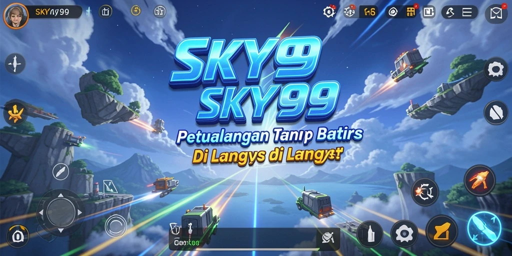 Screenshot gameplay <strong>SKY99</strong> menampilkan petualangan seru di langit dengan berbagai tantangan dan keindahan visual.